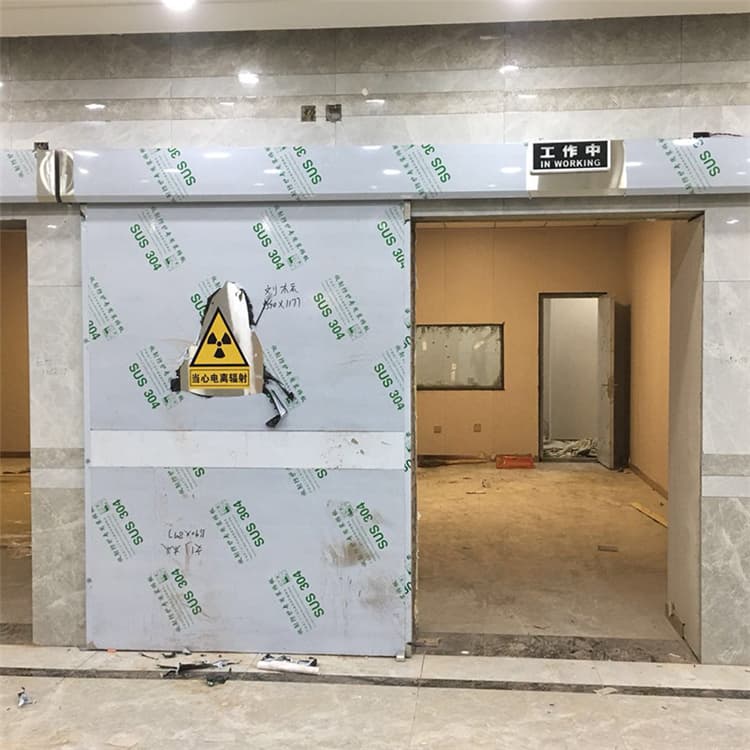 广西双扇电动防护铅门